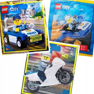 LEGO City - Policajti, sada troch vrecúšok